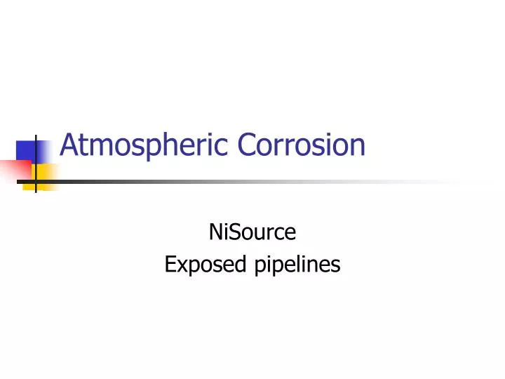 atmospheric corrosion