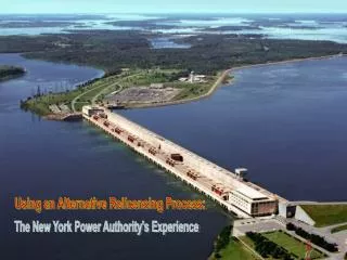 The New York Power Authority's Experience