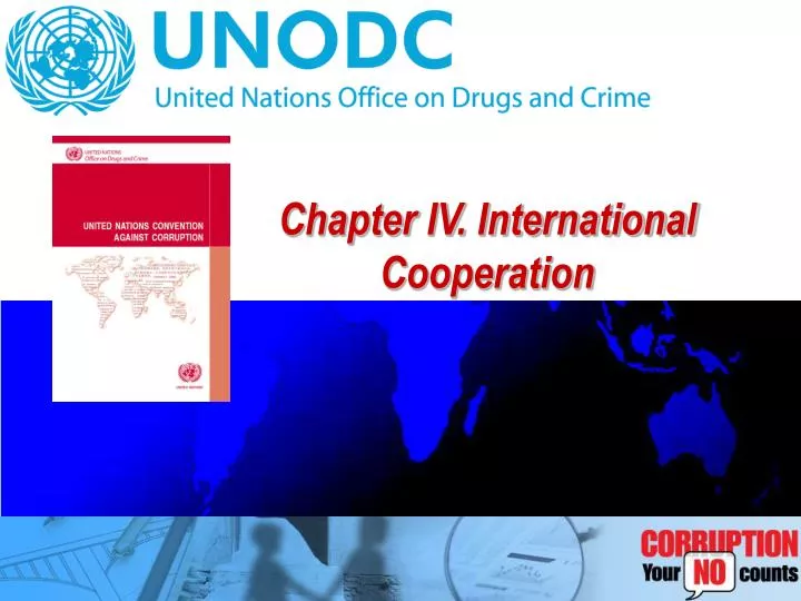 chapter iv international cooperation