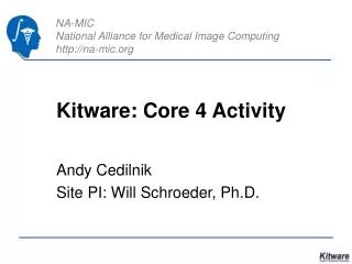 Kitware: Core 4 Activity