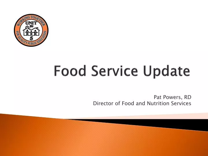 food service update