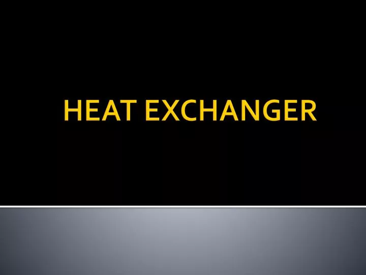 heat exchanger