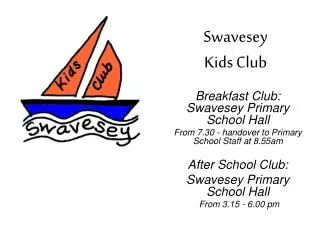 Swavesey Kids Club
