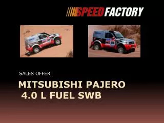 Mitsubishi PAJERO 4.0 l FUEL SWB
