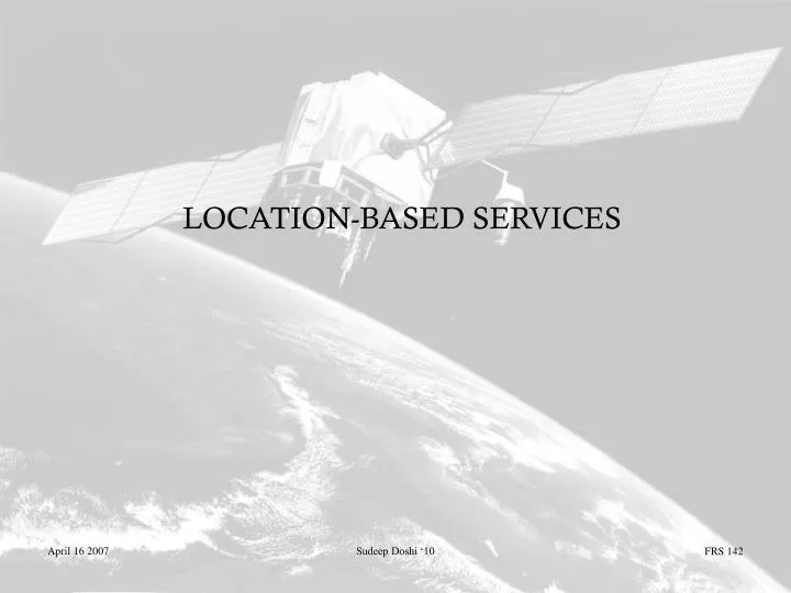 location based services