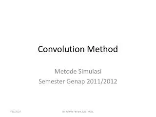 convolution method