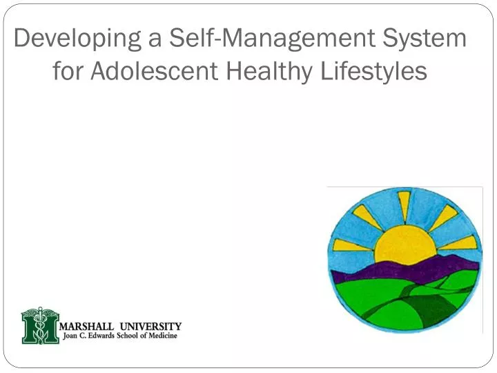 developing a self management system for adolescent healthy lifestyles