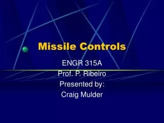 Missile Controls