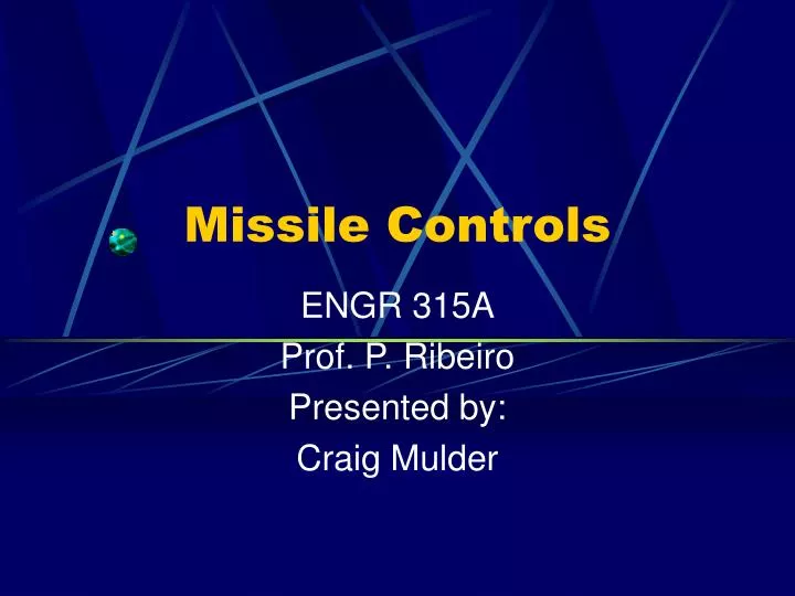 missile controls
