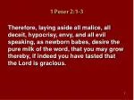 1 Peter 2:1-3 - slide 1