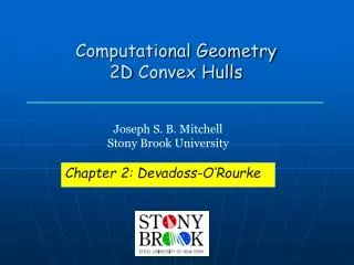 Computational Geometry 2D Convex Hulls
