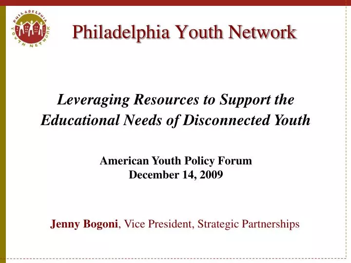 philadelphia youth network