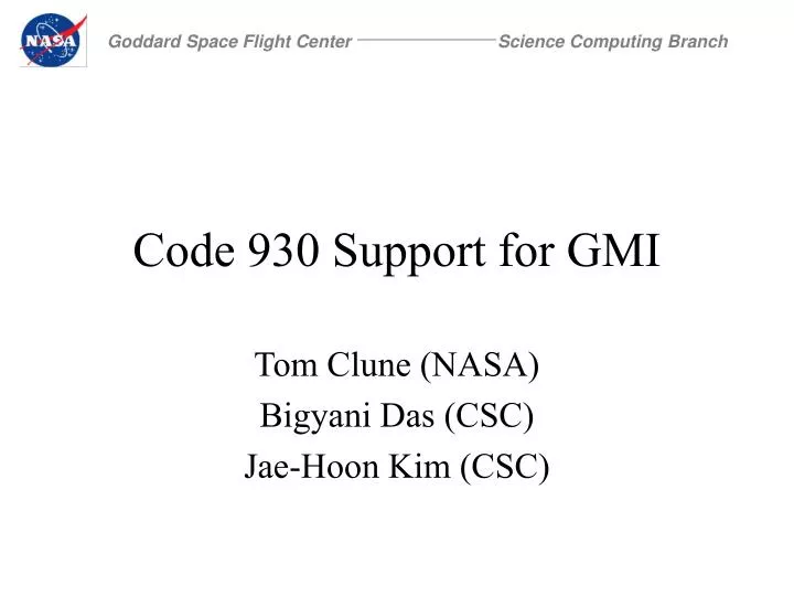 code 930 support for gmi