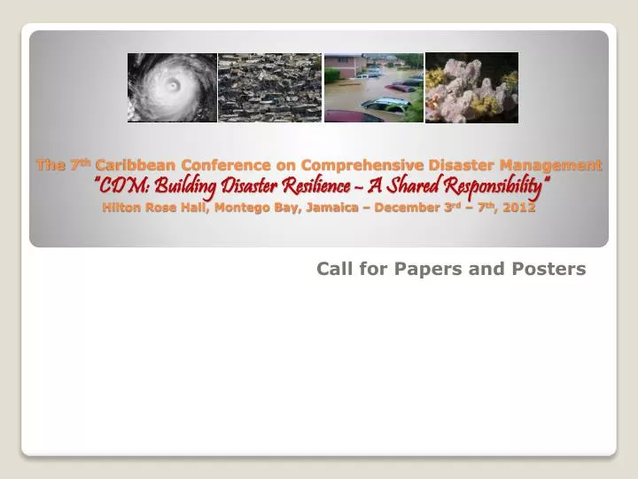 call for papers and posters