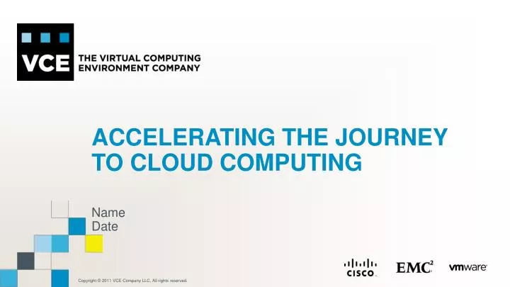 accelerating the journey to cloud computing