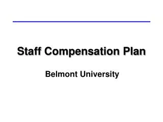 Staff Compensation Plan