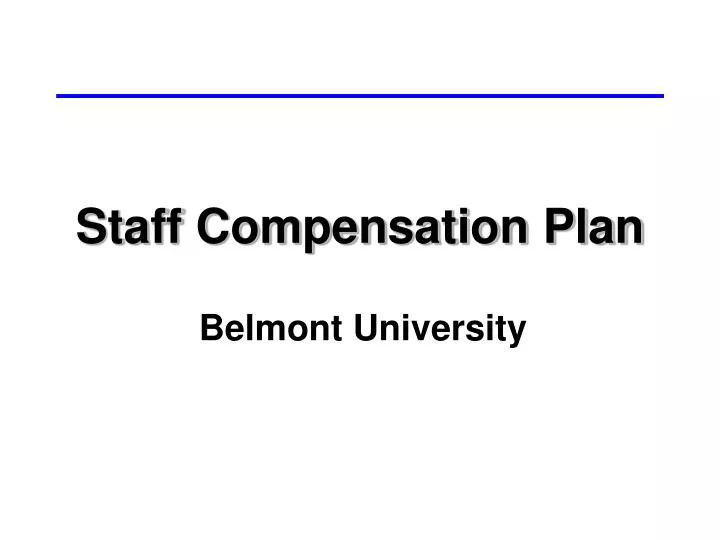 staff compensation plan