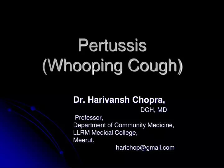 pertussis whooping cough