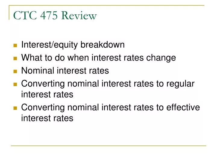 ctc 475 review