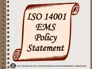 ISO 14001 EMS Policy Statement