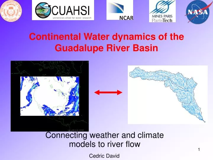 continental water dynamics of the guadalupe river basin