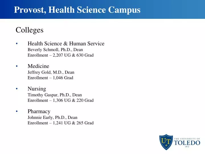 provost health science campus