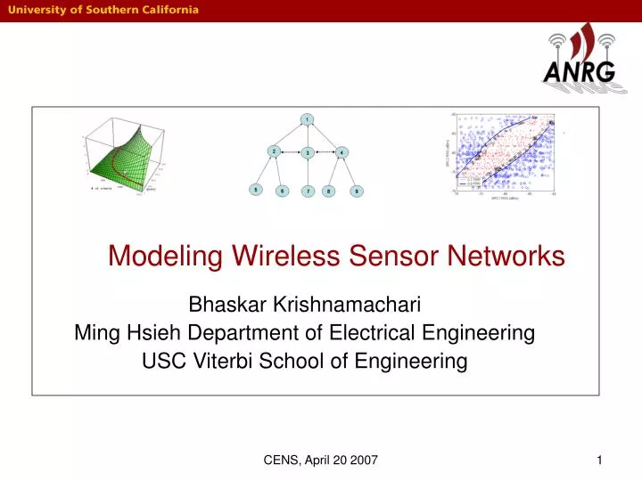 modeling wireless sensor networks