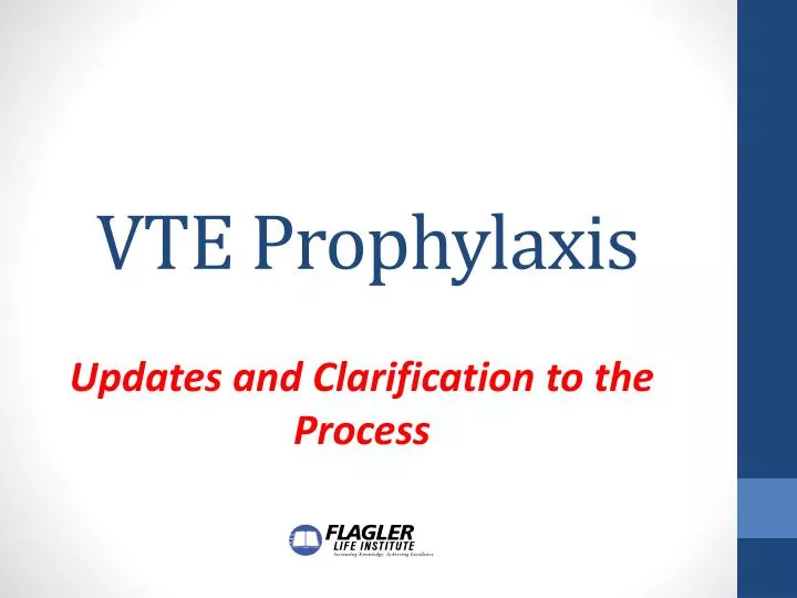 vte prophylaxis