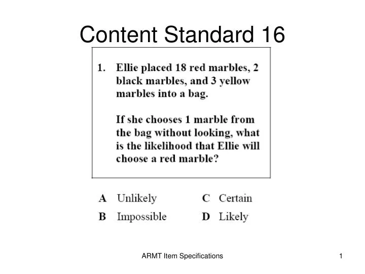 content standard 16