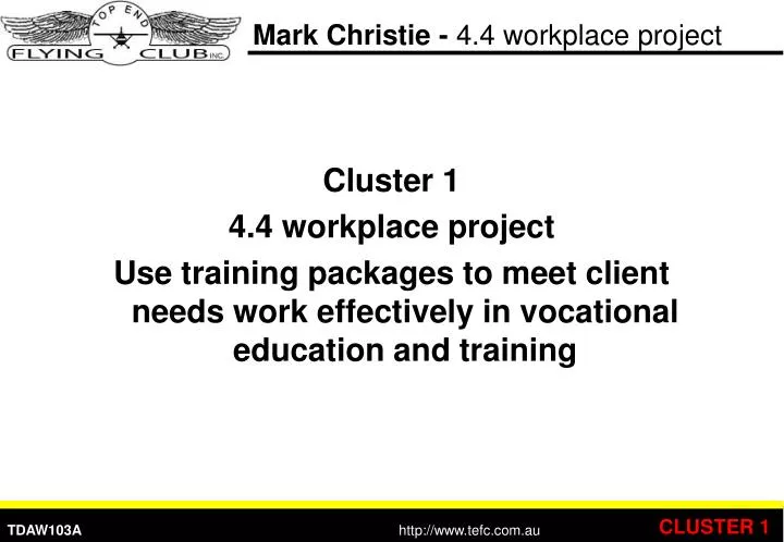 mark christie 4 4 workplace project