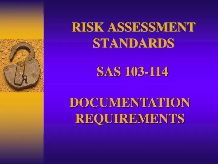 risk assessment standards