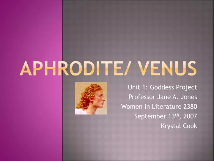 aphrodite venus