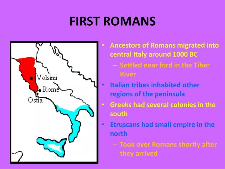 first romans