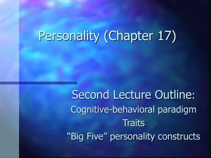 personality chapter 17