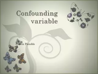 Confounding variable