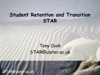 Student Retention and Transition STAR