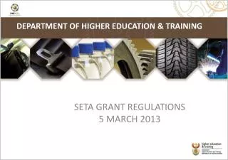 DEPARTMENT OF HIGHER EDUCATION &amp; TRAINING