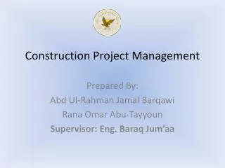 Construction Project Management