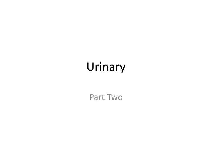 urinary