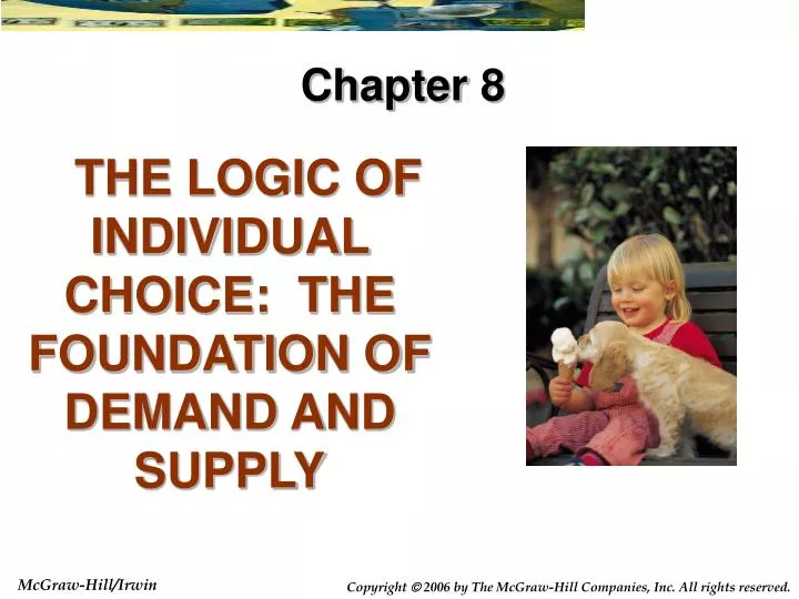 the logic of individual choice the foundation of demand and supply