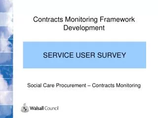 Contracts Monitoring Framework Development