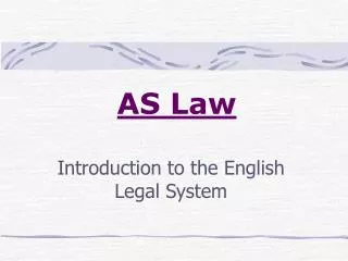 AS Law