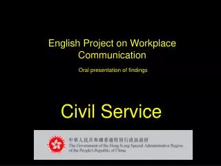 English Project on Workplace Communication