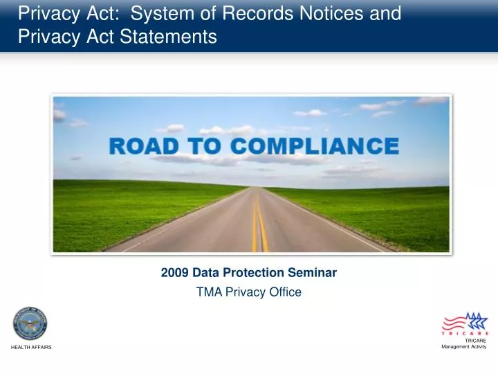 privacy act system of records notices and privacy act statements