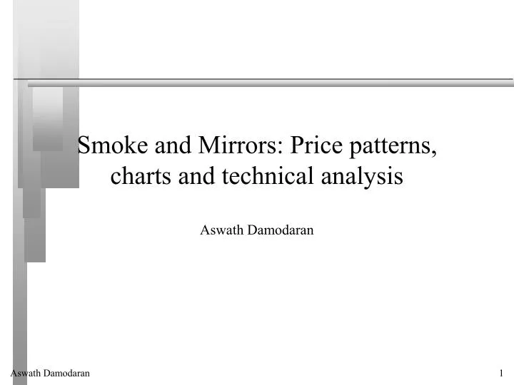 smoke and mirrors price patterns charts and technical analysis