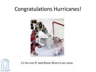 Congratulations Hurricanes!