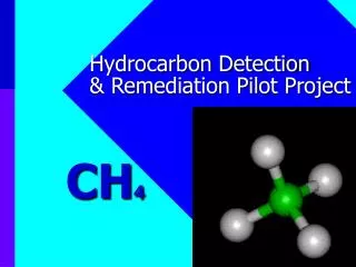 Hydrocarbon Detection &amp; Remediation Pilot Project