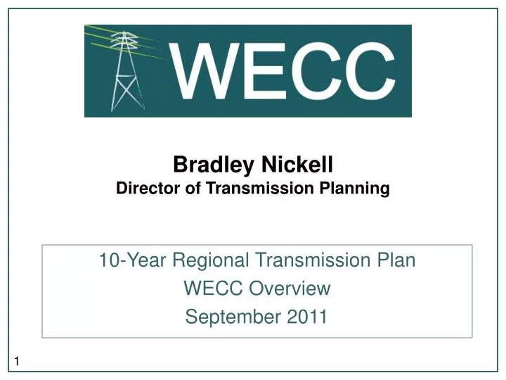 bradley nickell director of transmission planning