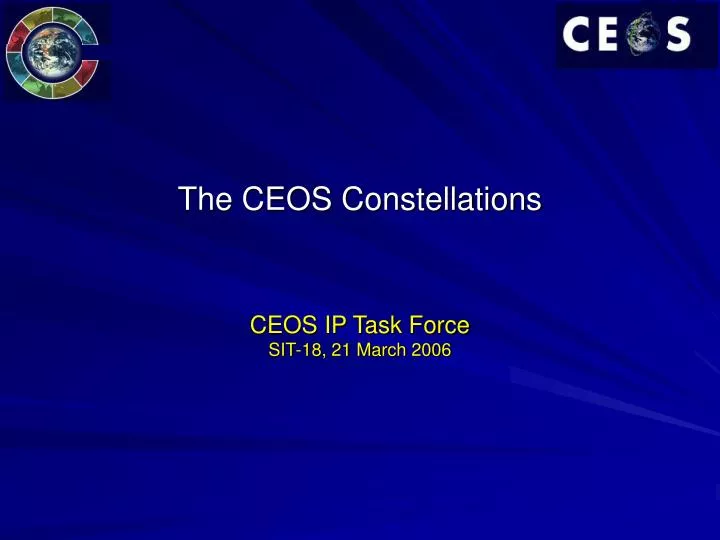 the ceos constellations