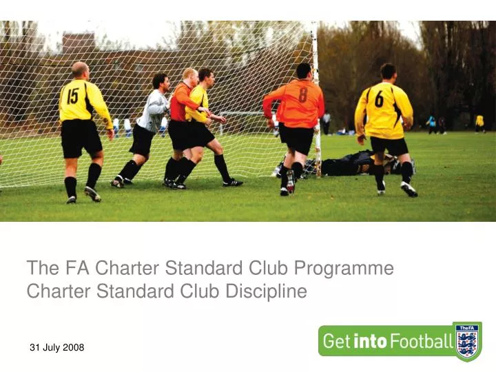 the fa charter standard club programme charter standard club discipline